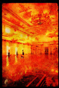 607009 Grand Ballroom, The Winter Palace, St. Petersburg, Russia A4 Limited Edition Watercolour Print