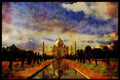 607038 Taj Mahal, Agra, India A4 Limited Edition Watercolour Print