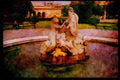 607045 Statue In Palace Gardens, Austria A4 Limited Edition Watercolour Print