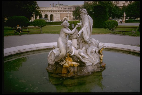 607045 Statue In Palace Gardens, Austria A4 Photo Print