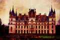 607048 Chateau Near St. Malo, France A4 Limited Edition Watercolour Print