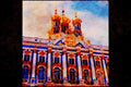 607067 Catherine's Palace, Pushkin, Russia A4 Limited Edition Watercolour Print
