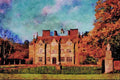 607080 Heydon Hall, Norfolk, England A4 Limited Edition Watercolour Print