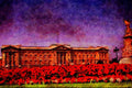 607087 Buckingham Palace, London, England A4 Limited Edition Watercolour Print