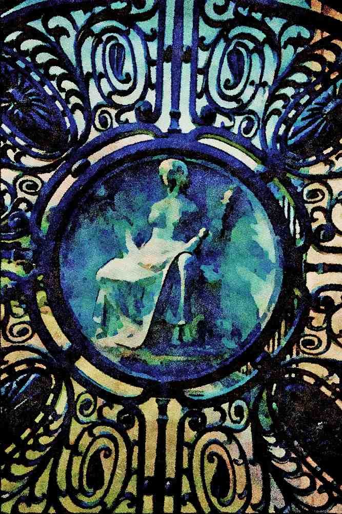 607091 Iron Gate At The Peace Palace, The Hague, Netherlands A4 Limited Edition Watercolour Print