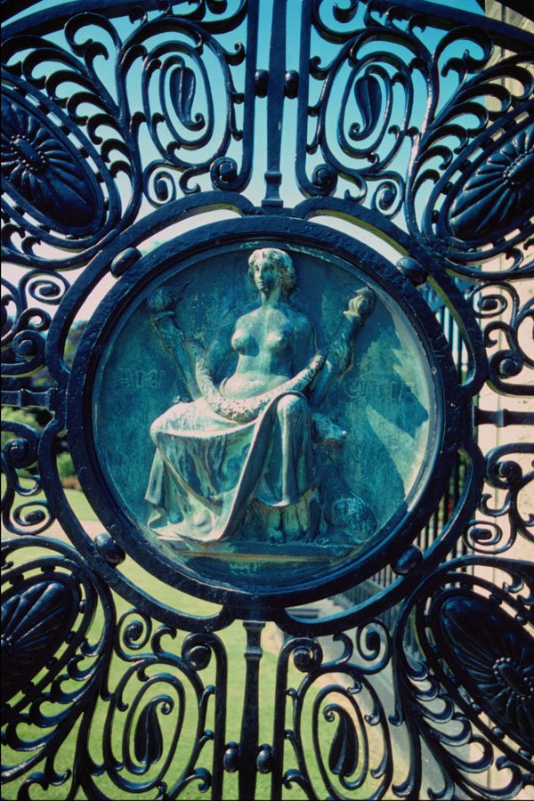 607091 Iron Gate At The Peace Palace, The Hague, Netherlands A4 Photo Print