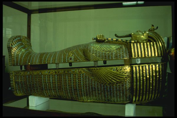 608037 King Tutankhamen Collection, Egyptian Antiquities Museum A4 Photo Print