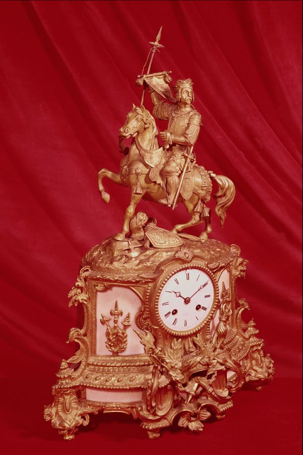608054 French Ormolu Clock, Paris 1810, British Museum A4 Photo Print
