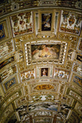 608078 Painted Ceiling, Vatican Museum, Rome, Italy A4 Photo Print