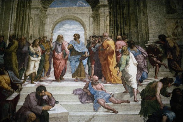 608082 The School Of Athens, Stanze Of Raphael, Vatican Museum A4 Photo Print
