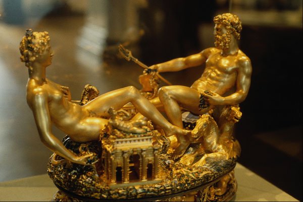 608094 Salt Vessel, Kunsthistorisches Museum, Vienna, Austria A4 Photo Print
