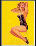 609 pin up girl Advert A4 Photo Print