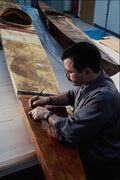 609001 Restoring An Inuit Kayak In The Museum's Collections A4 Photo Print