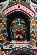 609009 The Transformation Mask Opens To Reveal The Face Of A Human A4 Photo Print