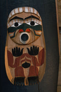 609082 The Figure Of A Whale Hunter From The Nuu Chah Nulth Pole A4 Photo Print