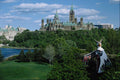 609093 View Across The Museum Grounds To Parliament Buildings A4 Photo Print