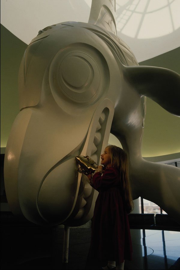 609099 Bill Reid's Sculpture 'Chief Of The Undersea World' A4 Photo Print