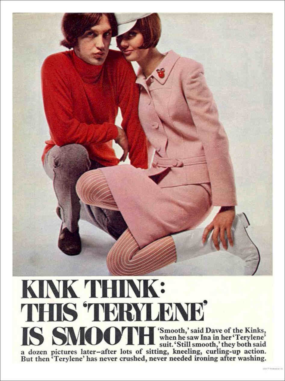 60s Fashion Advert Ray Davies Kinks Vintage Retro Advert Poster A4 Photo Print