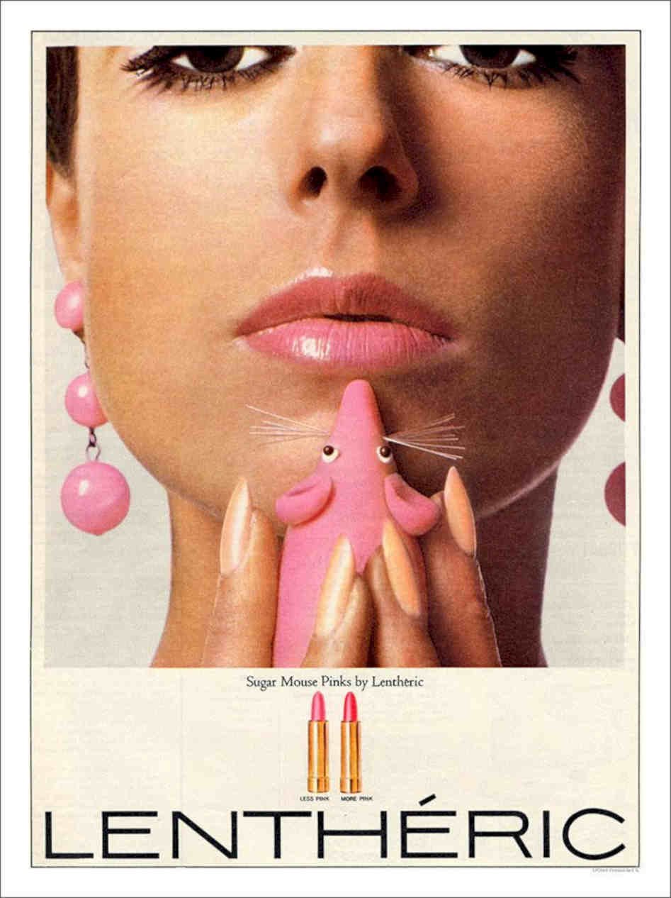 60s Lipstick Advert Vintage Retro Advert Poster A4 Photo Print