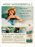 60s Washing Up Liquid Vintage Retro Advert Poster A4 Photo Print