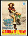 611 01 sophia loren river woman Advert A4 Photo Print