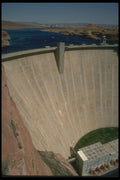 611003 Dam On The Colorado River A4 Photo Print