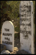 611023 Tombstones, Arizona Boot Hill Cemetery A4 Photo Print