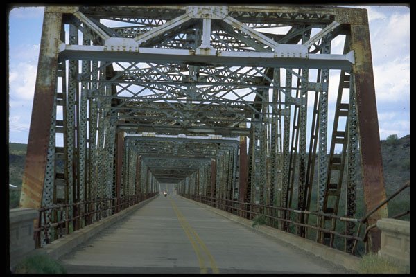 611029 Bridge Over The Gila River, Near Arlington A4 Photo Print