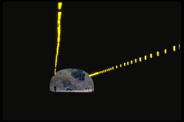 611034 Tunnel Through The Mule Mountains At Bisbee A4 Photo Print