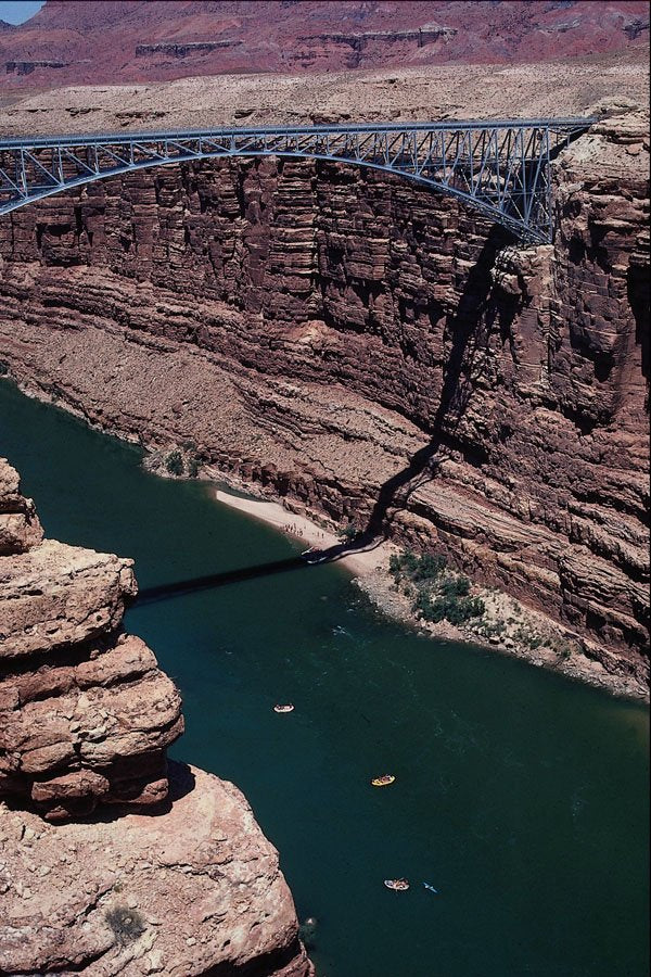 611056 Grand Canyon Rafters, Colorado River A4 Photo Print