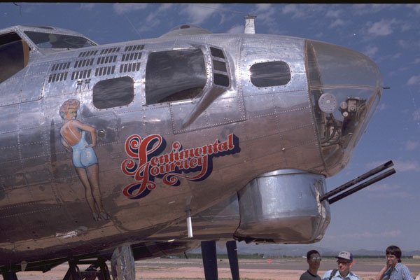 611065 B17 Flying Fortress, Confederate Air Force, Mesa Arizona A4 Photo Print