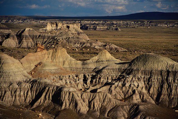 611069 Prehistoric Lake Bed, Petrified Forest National Park A4 Photo Print