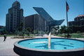 611077 Fountain At Pioneer Park, Downtown Phoenix A4 Photo Print