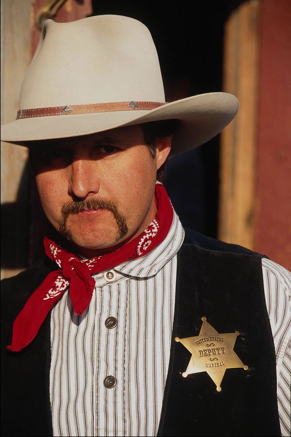611080 U.S. Deputy Marshall Of Old West A4 Photo Print