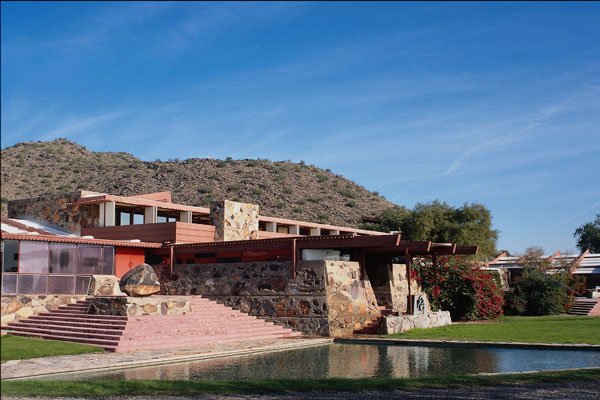 611082 Famous Architect Frank Lloyd Wright's Home A4 Photo Print