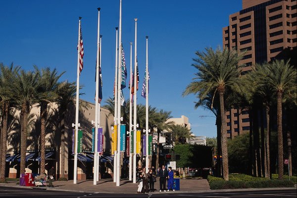 611099 Arizona Center Shopping Plaza A4 Photo Print