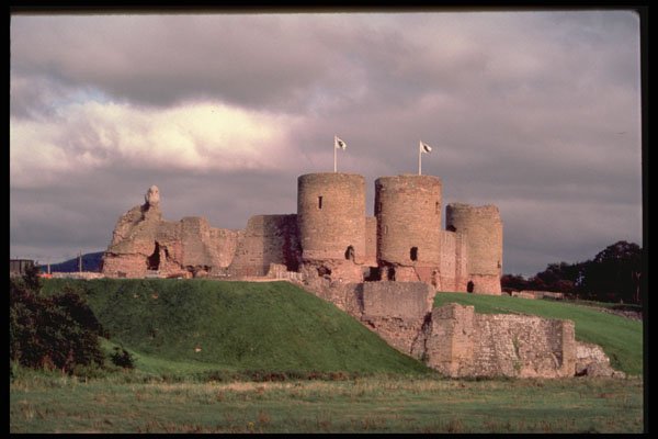 612000 Rhuddlan Castle, Wales A4 Photo Print