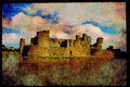 612010 Caerphilly Castle And Moat, Wales A4 Limited Edition Watercolour Print