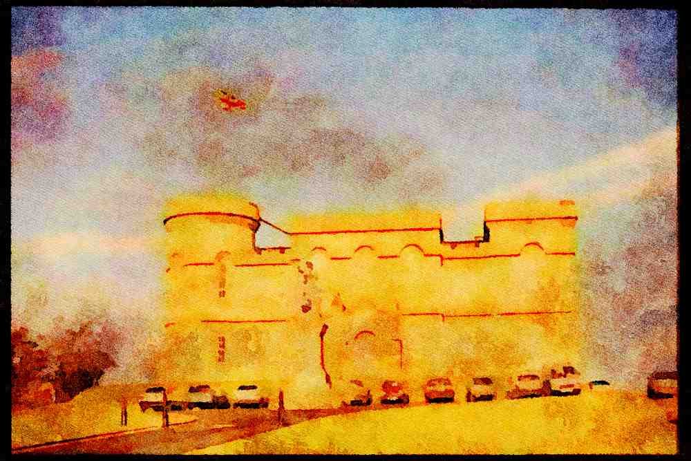 612017 Inverness Castle, Scotland A4 Limited Edition Watercolour Print