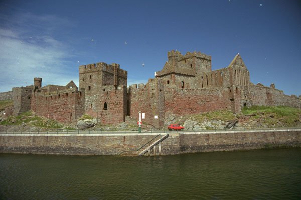 612018 Peel Castle, Isle Of Man, England A4 Photo Print