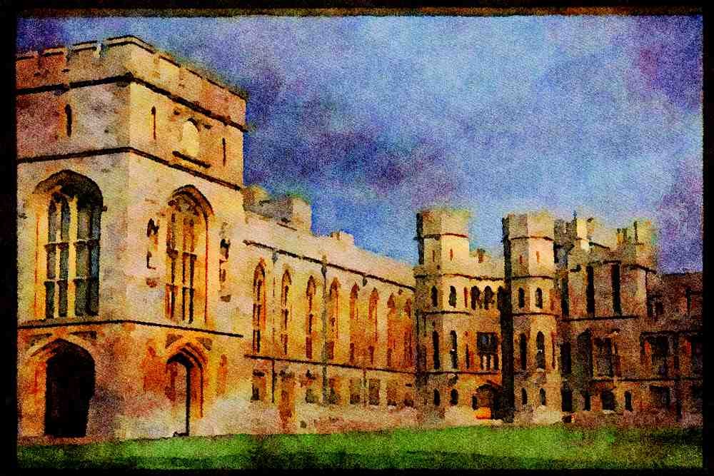 612032 Windsor Castle, England A4 Limited Edition Watercolour Print