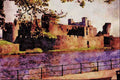 612035 Caerphilly Castle, Wales A4 Limited Edition Watercolour Print