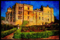 612041 Chillingham Castle, England A4 Limited Edition Watercolour Print