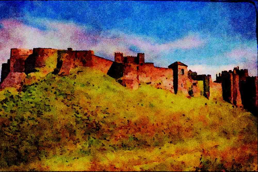 612049 Dover Castle, Britain A4 Limited Edition Watercolour Print