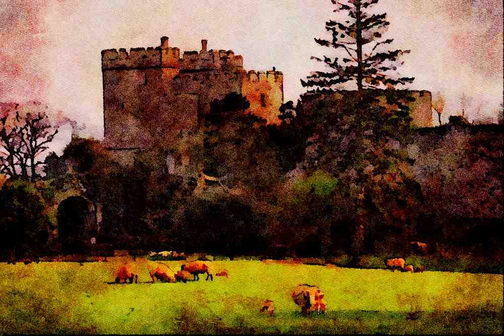 612050 Kentish Castle, Britain A4 Limited Edition Watercolour Print