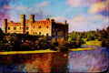 612051 Leeds Castle, Britain A4 Limited Edition Watercolour Print