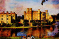 612052 Leeds Castle, Britain A4 Limited Edition Watercolour Print