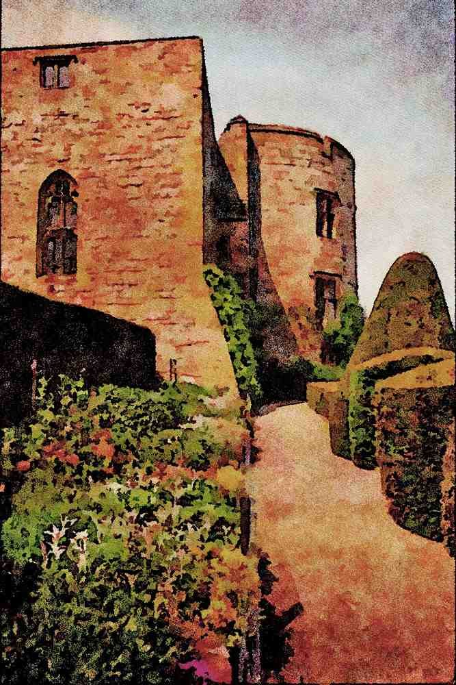 612059 Chirk Castle, Clwyd, Wales A4 Limited Edition Watercolour Print