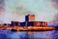 612063 The Castle, Carrickfergus, Northern Ireland A4 Limited Edition Watercolour Print