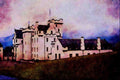 612068 Blair Castle, Blair Atholl, Scotland A4 Limited Edition Watercolour Print